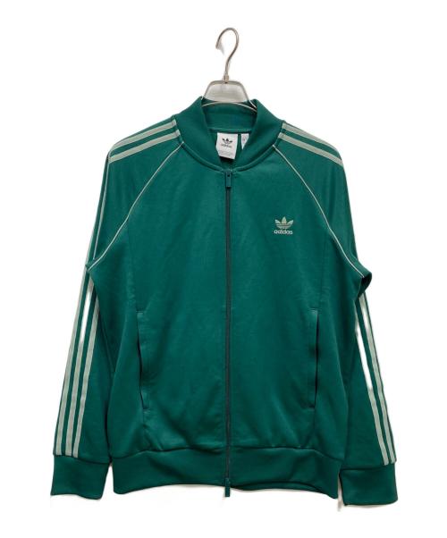 adidas（アディダス）adidas (アディダス) トラックジャケット グリーン サイズ:2XLの古着・服飾アイテム