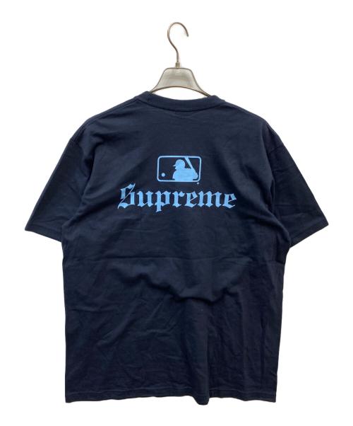 SUPREME（シュプリーム）Supreme (シュプリーム) MLB (エムエルビー) MLB Teams Tee NY ネイビー サイズ:Lの古着・服飾アイテム