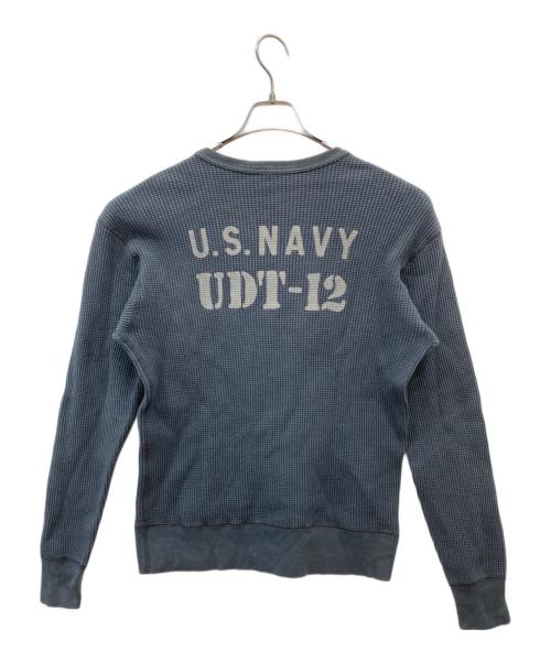 TOYS MCCOY（トイズマッコイ）TOYS MCCOY (トイズマッコイ) BIG WAFFOL THERMAL TEE グレー サイズ:Ｍの古着・服飾アイテム