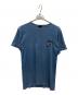stussy（ステューシー）の古着「スカルグラフィックプリントTシャツ」｜ブルー
