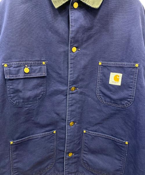 CarHartt（カーハート）CarHartt (カーハート) ミシガンチョアコート ブランケットライナー ネイビー サイズ:44の古着・服飾アイテム