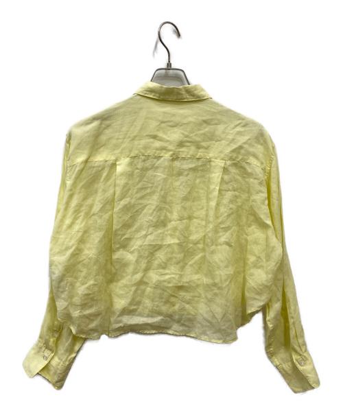 IENA（イエナ）IENA (イエナ) ラミーショートシャツ イエロー サイズ:FREEの古着・服飾アイテム