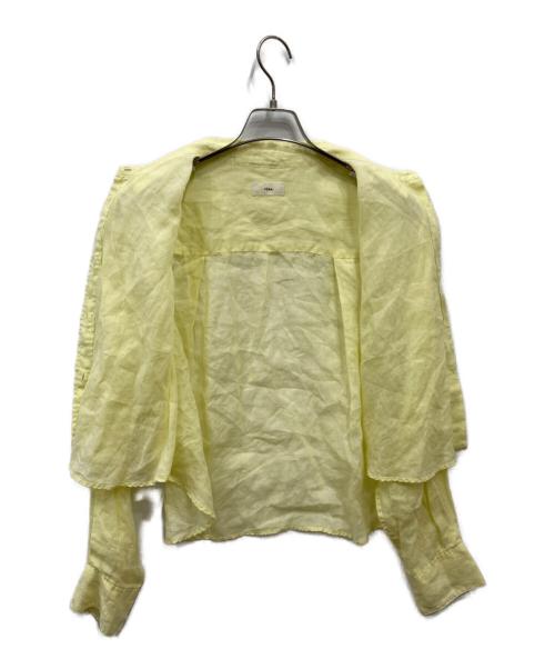 IENA（イエナ）IENA (イエナ) ラミーショートシャツ イエロー サイズ:FREEの古着・服飾アイテム