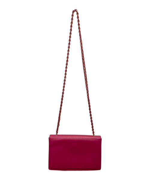 Salvatore Ferragamo（サルヴァトーレ フェラガモ）Salvatore Ferragamo (サルヴァトーレ フェラガモ) チェーンショルダーバッグ ピンクの古着・服飾アイテム