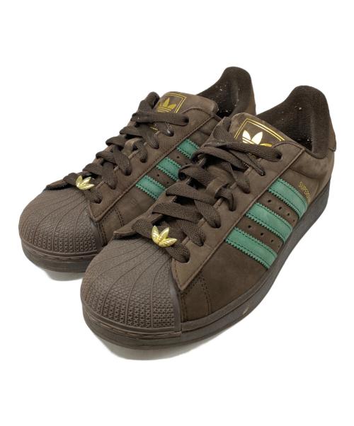 adidas（アディダス）adidas (アディダス) SUPERSTAR II ブラウン サイズ:28㎝の古着・服飾アイテム