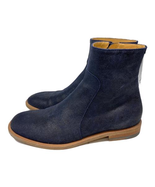 Martin Margiela22（マルタン・マルジェラ22）Martin Margiela22 (マルタン・マルジェラ22) サイドジップブーツ ネイビー サイズ:41の古着・服飾アイテム