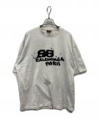 BALENCIAGAバレンシアガ）の古着「HAND DRAWN BB ICON TEE」｜ホワイト