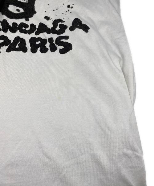 BALENCIAGA（バレンシアガ）BALENCIAGA (バレンシアガ) HAND DRAWN BB ICON TEE ホワイト サイズ:Mの古着・服飾アイテム