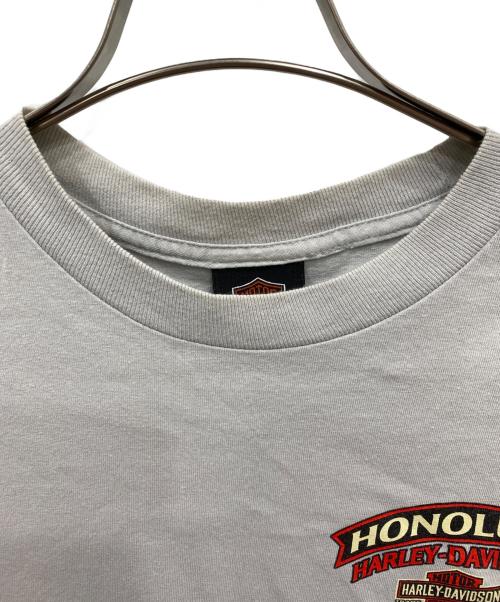 HARLEY-DAVIDSON（ハーレーダビッドソン）HARLEY-DAVIDSON (ハーレーダビッドソン) ALSTYLE APPAREL & ACTIVEWEAR (アレスタイルアパレル＆アクティブウェア) Tシャツ ベージュ サイズ:Mの古着・服飾アイテム