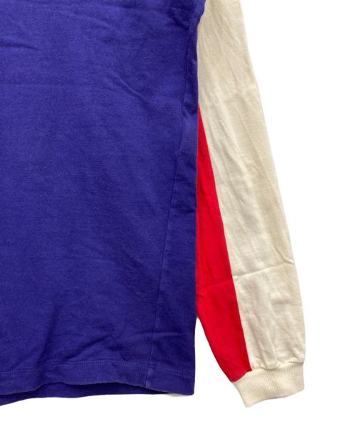 GUCCI（グッチ）GUCCI (グッチ) GG Star Polo Shirt ベージュ×ネイビー×レッド サイズ:XSの古着・服飾アイテム