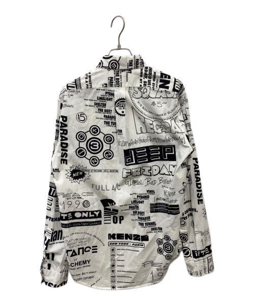 KENZO（ケンゾー）KENZO (ケンゾー) 総柄シャツ ホワイト サイズ:Mの古着・服飾アイテム
