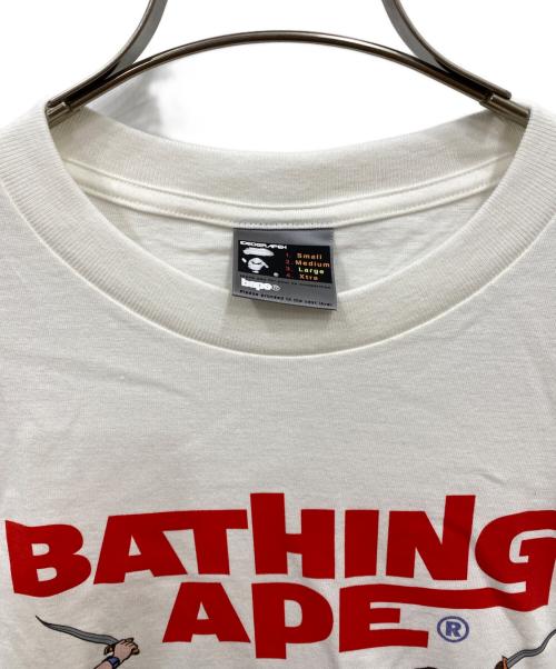 A BATHING APE（アベイシングエイプ）A BATHING APE (アベイシングエイプ) Authorized felicitee ホワイト サイズ:Lの古着・服飾アイテム