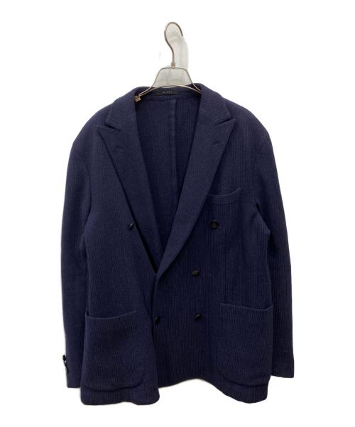 BOGLIOLI（ボリオリ）BOGLIOLI (ボリオリ) ウールダブルジャケット ネイビー サイズ:52の古着・服飾アイテム