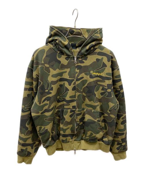 ULTRALIGHT LONDON（ウルトラライト ロンドン）ULTRALIGHT LONDON (ウルトラライト ロンドン) ダブルジップパーカー カーキ サイズ:Sの古着・服飾アイテム