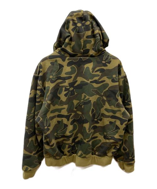 ULTRALIGHT LONDON（ウルトラライト ロンドン）ULTRALIGHT LONDON (ウルトラライト ロンドン) ダブルジップパーカー カーキ サイズ:Sの古着・服飾アイテム