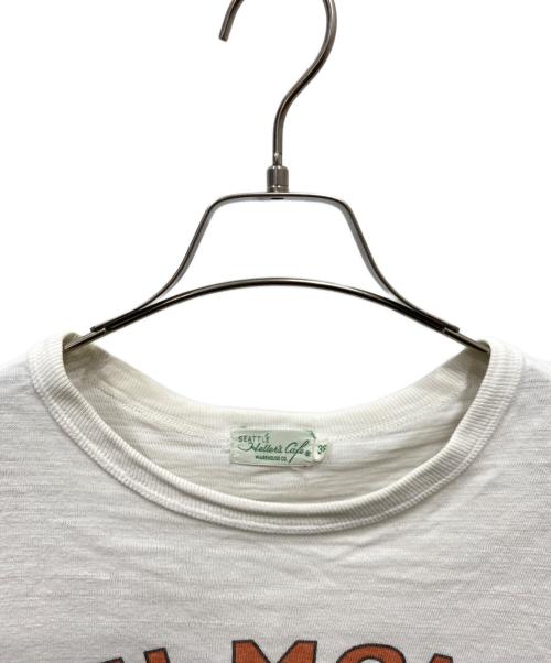 WAREHOUSE（ウエアハウス）WAREHOUSE (ウエアハウス) プリントTシャツ ホワイト サイズ:38の古着・服飾アイテム