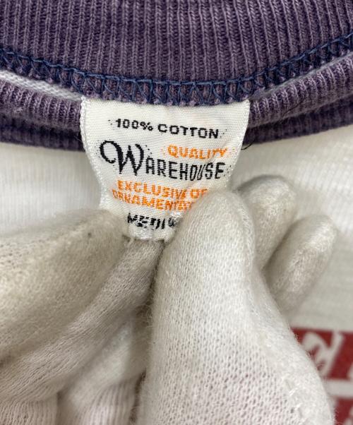 WAREHOUSE（ウエアハウス）WAREHOUSE (ウエアハウス) リンガーTシャツ ホワイト サイズ:Mの古着・服飾アイテム