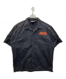 HARLEY-DAVIDSON（ハーレーダビッドソン）の古着「刺繍半袖シャツ」｜ブラック