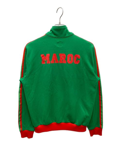 adidas（アディダス）adidas (アディダス) 90s モロッコ代表トラックジャケット グリーン×レッド サイズ:Ｌの古着・服飾アイテム