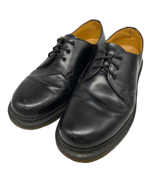 Dr.Martens（ドクターマーチン）Dr.Martens (ドクターマーチン) 3ホールシューズ ブラック サイズ:UK8の古着・服飾アイテム