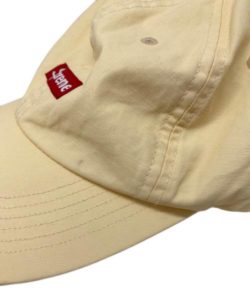 SUPREME（シュプリーム）Supreme (シュプリーム) 22SS Small Box Coated Linen 6-Panel アイボリーの古着・服飾アイテム