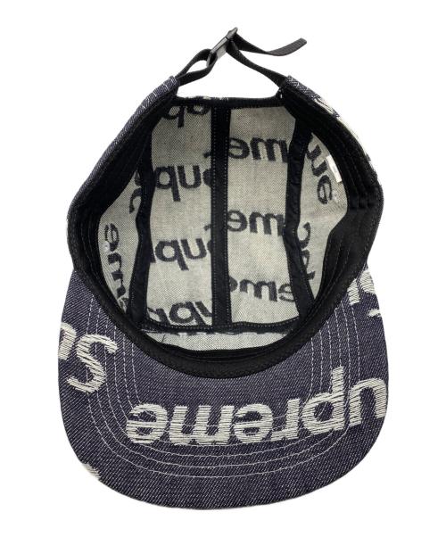 SUPREME（シュプリーム）Supreme (シュプリーム) 25AW Jacquard Logos Denim Camp Cap インディゴの古着・服飾アイテム