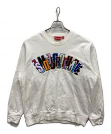 SUPREME（シュプリーム）の古着「21SS Stacked Crewneck」｜ホワイト