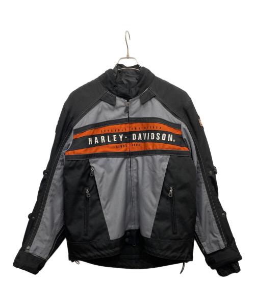 HARLEY-DAVIDSON（ハーレーダビッドソン）HARLEY-DAVIDSON (ハーレーダビッドソン) ライディングジャケット ブラック サイズ:XLの古着・服飾アイテム