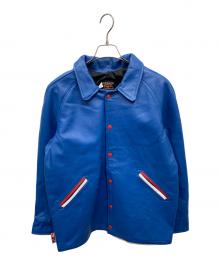 skookum（スクーカム）の古着「レザージャケット」｜ブルー