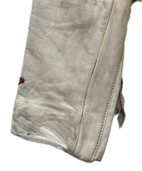 Schott（ショット）Schott (ショット) スターワッペンライダースジャケット グレー サイズ:Mの古着・服飾アイテム
