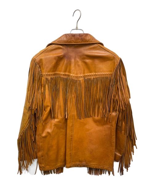 RANCHER by Schott（ランチャー バイ ショット）RANCHER by Schott (ランチャー バイ ショット) フリンジジャケット ブラウン サイズ:40の古着・服飾アイテム