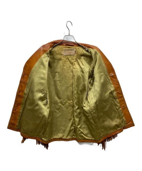 RANCHER by Schott（ランチャー バイ ショット）RANCHER by Schott (ランチャー バイ ショット) フリンジジャケット ブラウン サイズ:40の古着・服飾アイテム