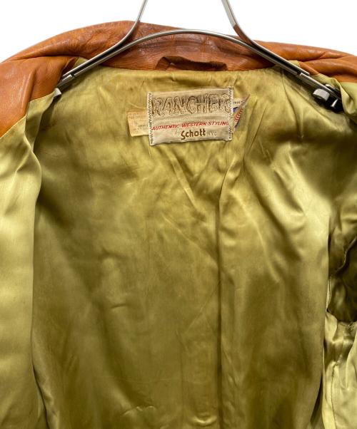 RANCHER by Schott（ランチャー バイ ショット）RANCHER by Schott (ランチャー バイ ショット) フリンジジャケット ブラウン サイズ:40の古着・服飾アイテム