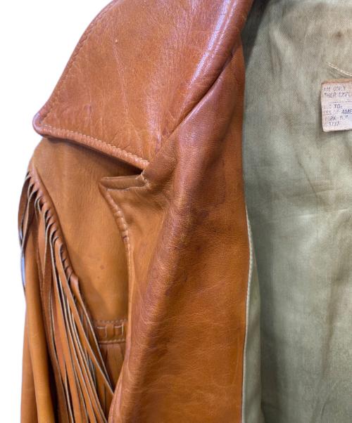 RANCHER by Schott（ランチャー バイ ショット）RANCHER by Schott (ランチャー バイ ショット) フリンジジャケット ブラウン サイズ:40の古着・服飾アイテム