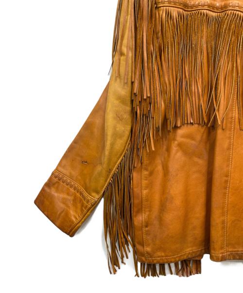 RANCHER by Schott（ランチャー バイ ショット）RANCHER by Schott (ランチャー バイ ショット) フリンジジャケット ブラウン サイズ:40の古着・服飾アイテム
