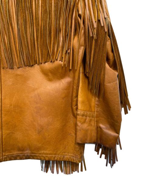 RANCHER by Schott（ランチャー バイ ショット）RANCHER by Schott (ランチャー バイ ショット) フリンジジャケット ブラウン サイズ:40の古着・服飾アイテム