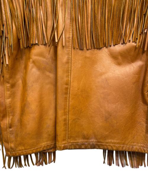 RANCHER by Schott（ランチャー バイ ショット）RANCHER by Schott (ランチャー バイ ショット) フリンジジャケット ブラウン サイズ:40の古着・服飾アイテム