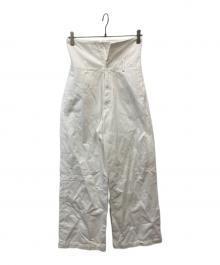 Spick and Span（スピック＆スパン）の古着「Higuchi*S2WAYハイウエストパンツ」｜ホワイト