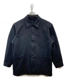 STEVEN ALAN（スティーブンアラン）の古着「ツイル ガーメントダイ ワーク ジャケット」｜ブラック
