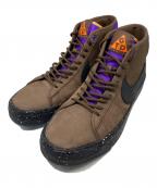 NIKE SB×GRANT TAYLORナイキエスビー×グラントテイラー）の古着「Zoom Blazer Mid Pro GT QS “ACG”」｜ブラウン