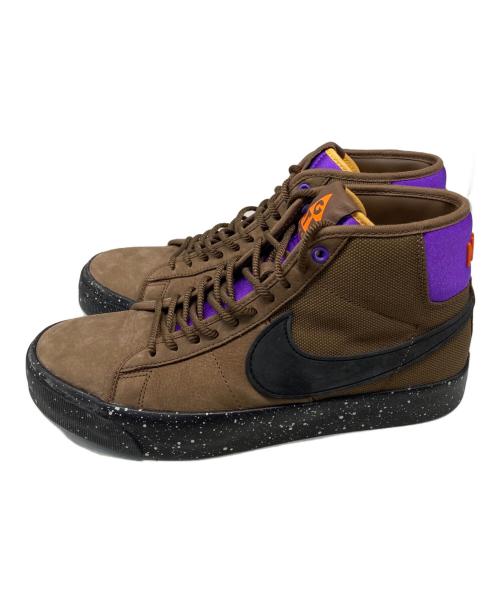 NIKE SB（ナイキエスビー）NIKE SB (ナイキエスビー) GRANT TAYLOR (グラントテイラー) Zoom Blazer Mid Pro GT QS “ACG” ブラウン サイズ:27㎝の古着・服飾アイテム