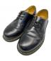 Dr.Martens（ドクターマーチン）の古着「3ホールレザーシューズ」｜ブラック