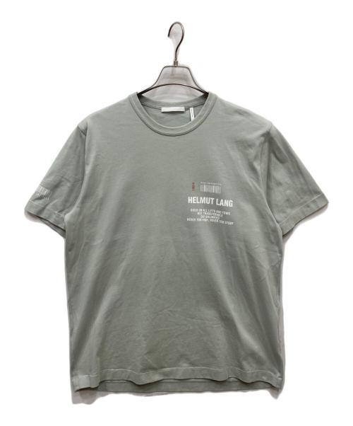 HELMUT LANG（ヘルムートラング）HELMUT LANG (ヘルムートラング) プリントTシャツ グリーン サイズ:Lの古着・服飾アイテム