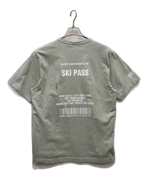 HELMUT LANG（ヘルムートラング）HELMUT LANG (ヘルムートラング) プリントTシャツ グリーン サイズ:Lの古着・服飾アイテム