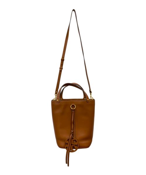 TORY BURCH（トリーバーチ）TORY BURCH (トリーバーチ) 2WAYバッグ ブラウンの古着・服飾アイテム
