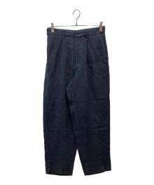 Y's for men（ワイズフォーメン）の古着「リネンパンツ」｜ブラック