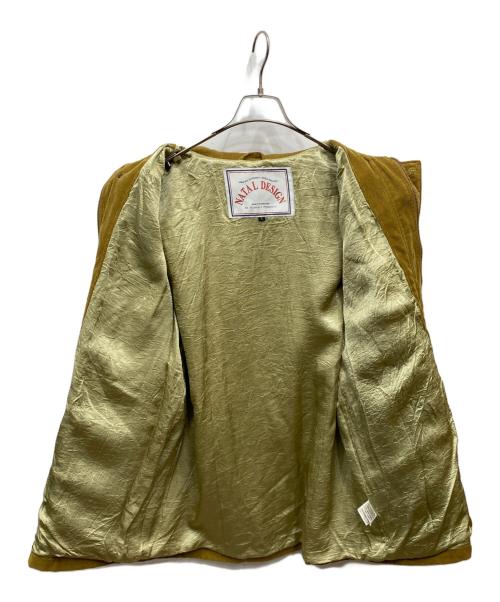 NATAL DESIGN（ネイタルデザイン）NATAL DESIGN (ネイタルデザイン) コーデュロイジャケット イエロー サイズ:Lの古着・服飾アイテム