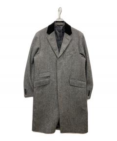 中古・古着通販】UNUSED (アンユーズド) チェック柄カシミヤ混ロング