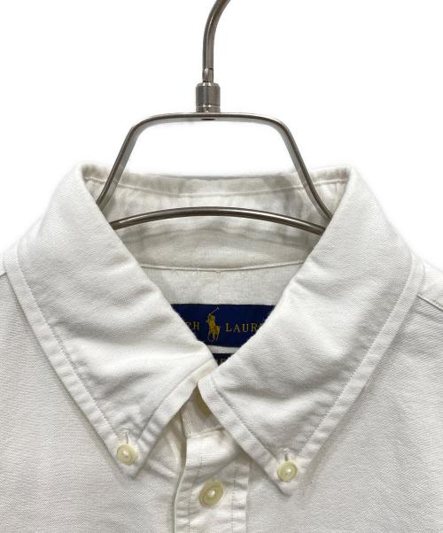 RALPH LAUREN（ラルフローレン）RALPH LAUREN (ラルフローレン) 半袖シャツ ホワイト サイズ:Mの古着・服飾アイテム
