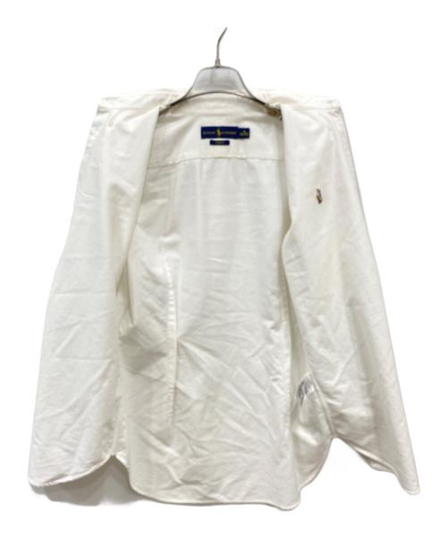 RALPH LAUREN（ラルフローレン）RALPH LAUREN (ラルフローレン) 半袖シャツ ホワイト サイズ:Mの古着・服飾アイテム